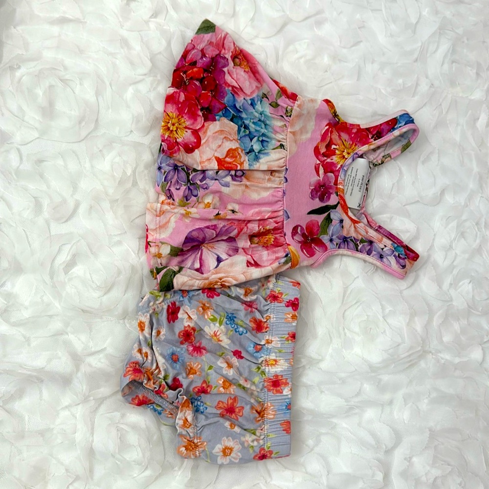 Posh peanut floral 2 piece